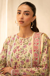 12 | 2Pc Unstitched Suit Lawn Collection By Zellbury